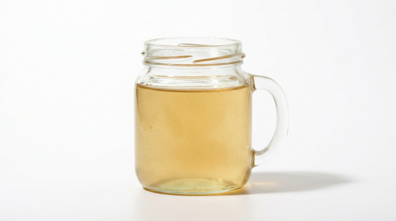 Premium Borage honey in glass jar